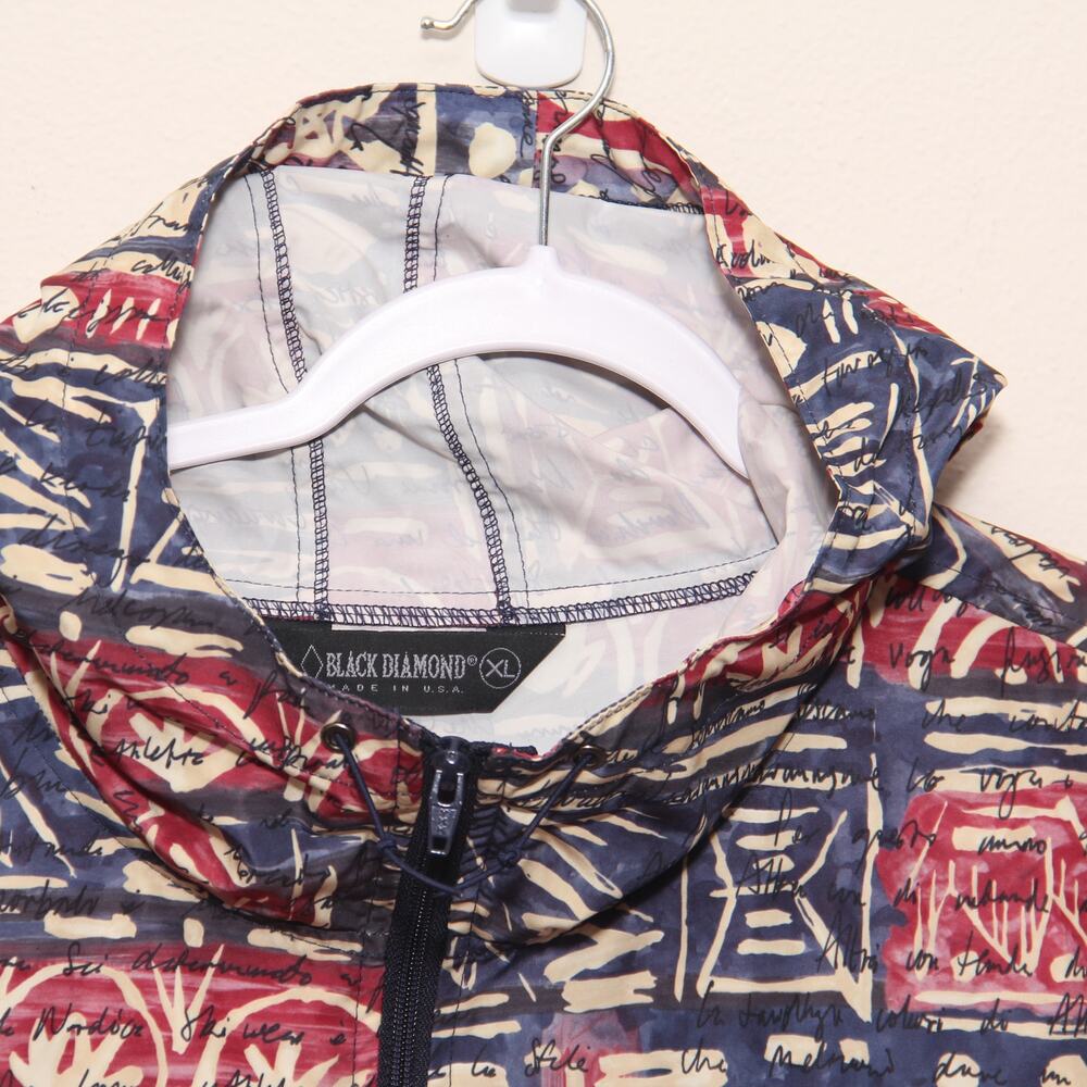 Vintage Black Diamond Vermont Nylon Anorak Hoodie Size XL Made in USA - Picture 6 of 11